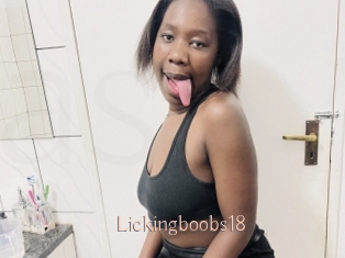 Lickingboobs18